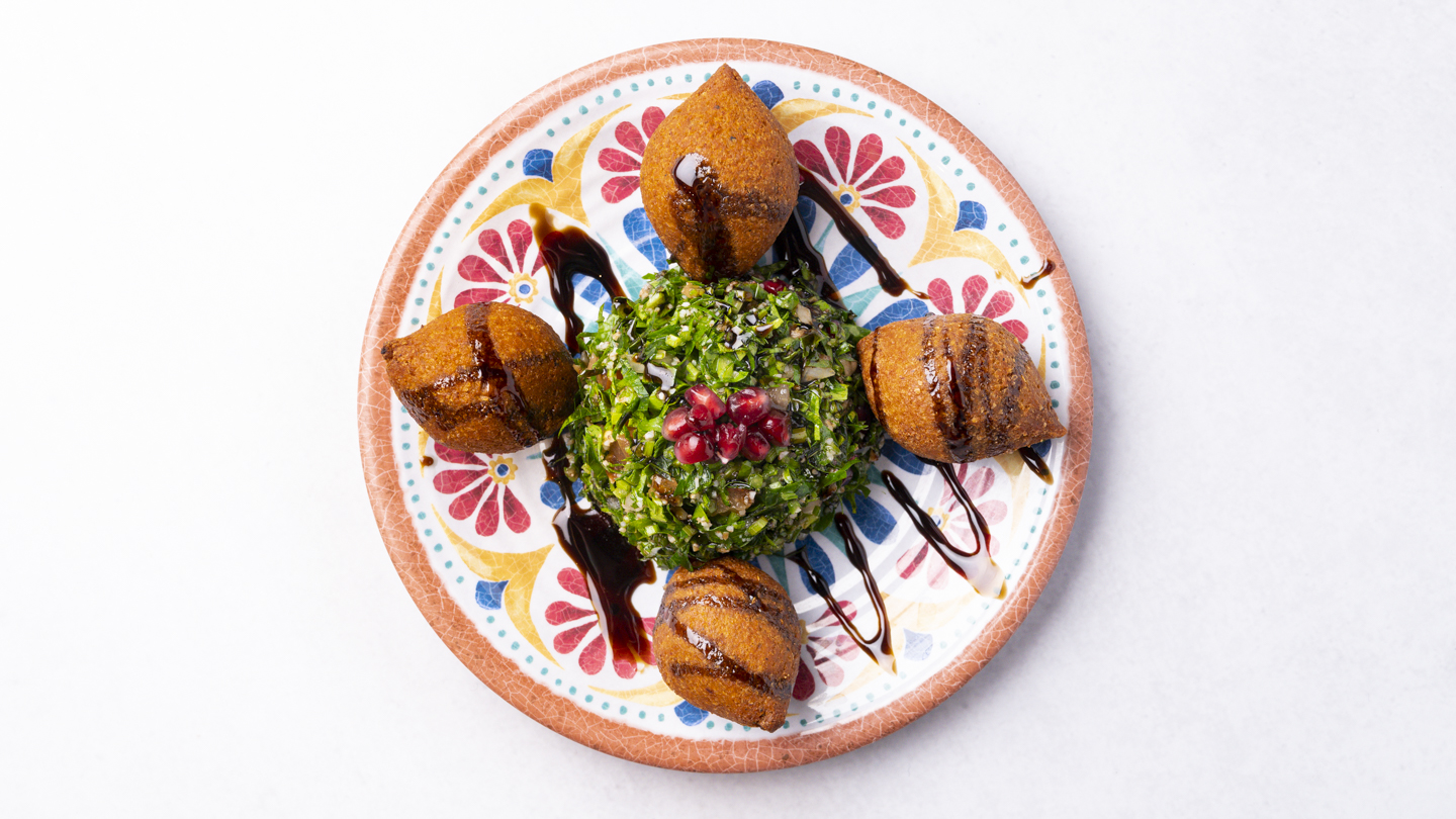 kibbeh auf tabuleh