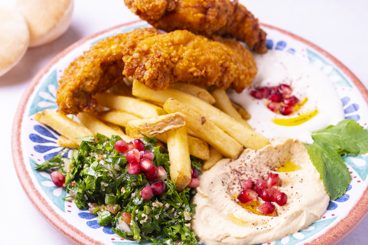 crispy chicken teller close up