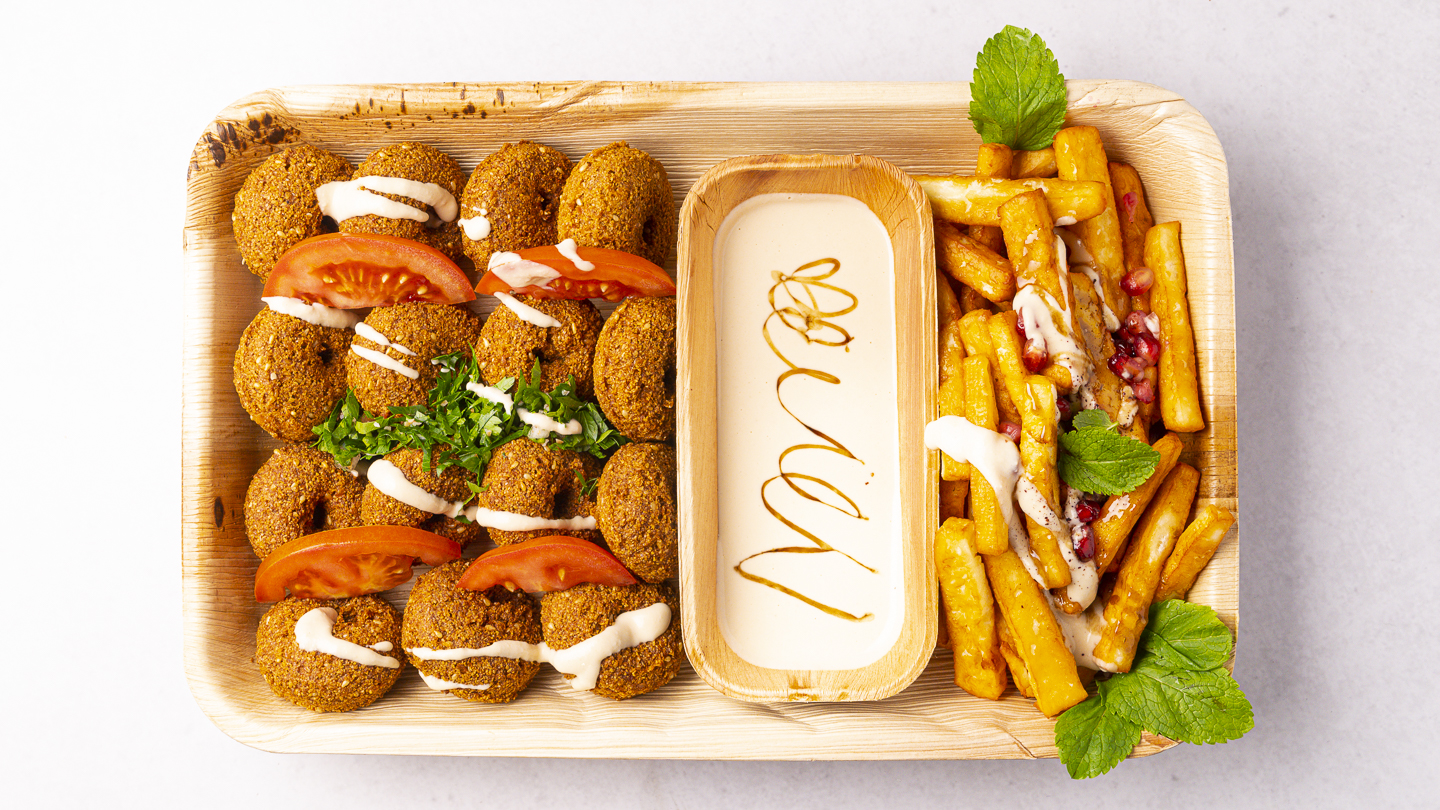 falafel halloumi platte