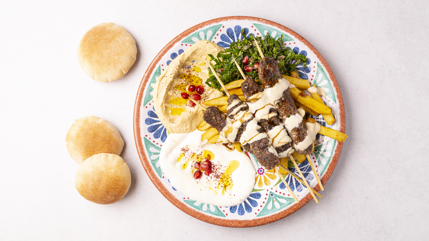 kufta teller mit brot-2